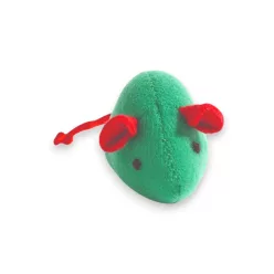M-PETS macskajáték textil egerek 6cm 1db zöld