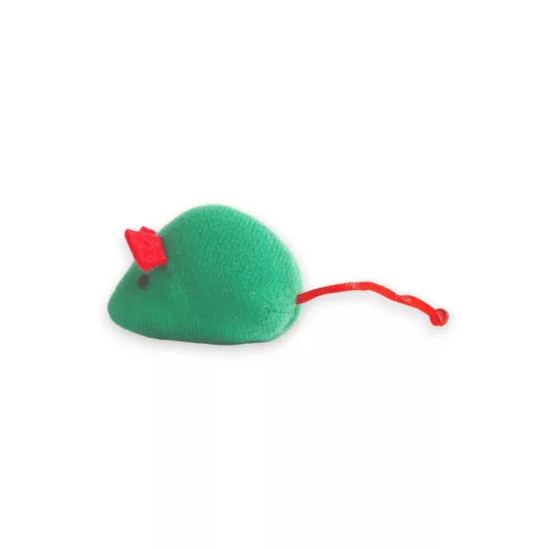 M-PETS macskajáték textil egerek 6cm 1db zöld