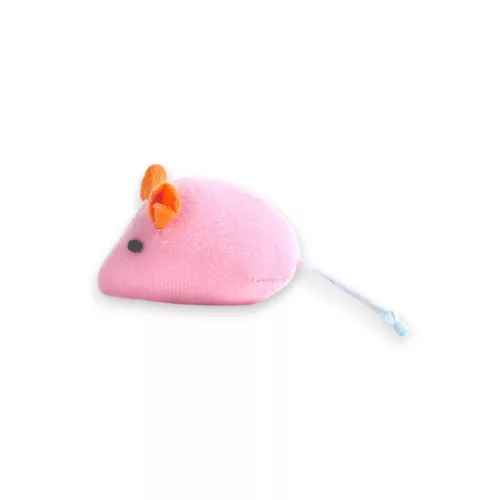 M-PETS macskajáték textil egerek 6cm 1db rózsaszín