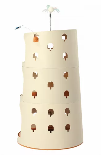 M-PETS Burana Eco macskabútor 49,5x49,5x88cm újrahasznosított műanyag