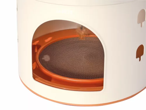 M-PETS Burana Eco macskabútor 49,5x49,5x88cm újrahasznosított műanyag