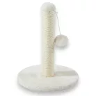 M-PETS My First Cat Tree macskakaparó pompommal 24x36cm oszlop d.5cm fehér 