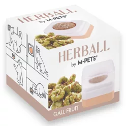   M-PETS Herball matatabi gubacs (gall fruit) golyó rögzíthető tartóban 4,5cm (golyó 2,8cm)