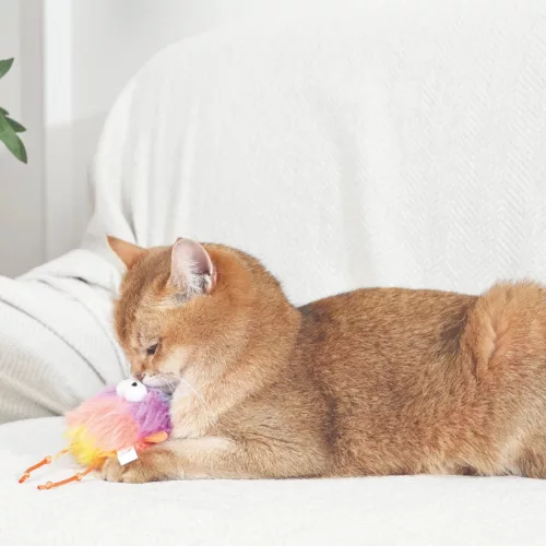 M-PETS Fluffy macskajáték macskamentával 7cm