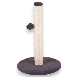   M-PETS My Second Cat Tree macskakaparó pompommal 30x48cm oszlop d.6cm szürke