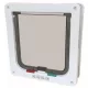M-PETS Doras 4 irányú alagutas macskaajtó 195x190mm/169x160mm fehér