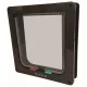 M-PETS Doras 4 irányú alagutas macskaajtó 195x190mm/169x160mm barna