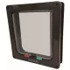 M-PETS Doras 4 irányú alagutas macskaajtó L 250x233mm/208x192mm barna