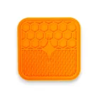 M-PETS Lecca falásgátló nyalószőnyeg S 15x15x1cm narancssárga