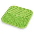 M-PETS Lecca falásgátló nyalószőnyeg M 21x21x1cm zöld