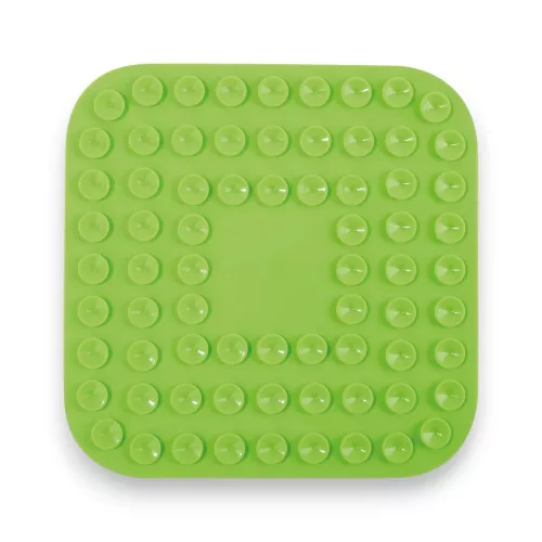 M-PETS Lecca falásgátló nyalószőnyeg M 21x21x1cm zöld