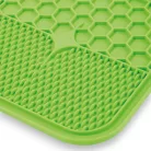 M-PETS Lecca falásgátló nyalószőnyeg M 21x21x1cm zöld