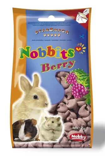 Nobby Nobbits drops málnás jutalomfalat rágcsálóknak 75g