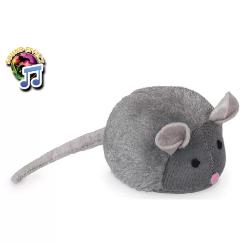 Nobby macskajáték csipogó egér 15cm 67410