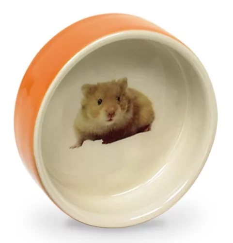 Nobby kerámia tál hörcsögnek 55ml 7,5cm narancs