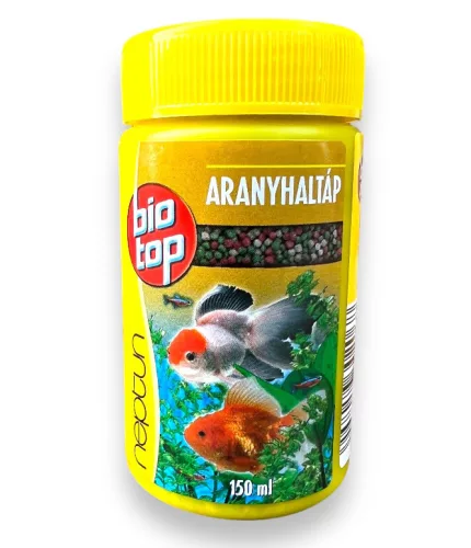 Bio Top aranyhaltáp granulált 150ml (sárga)