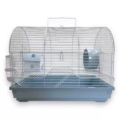 Petportal Arcadia hörcsögketrec szett 47x30x38cm kék