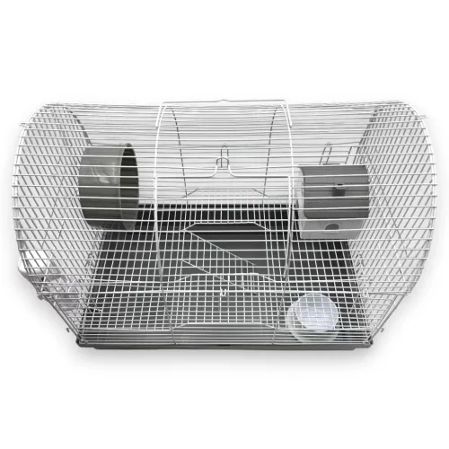 Petportal Arcadia hörcsögketrec szett 47x30x38cm szürke