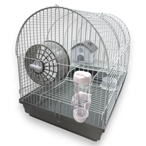 Petportal Arcadia hörcsögketrec szett 47x30x38cm szürke