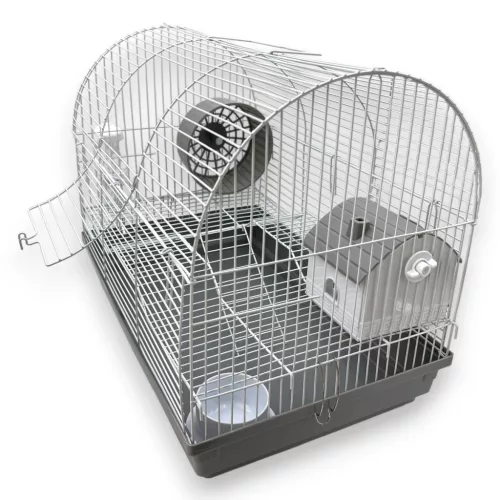Petportal Arcadia hörcsögketrec szett 47x30x38cm szürke