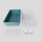 Ketrec tengerimalacok részére S 59x35x31cm kék