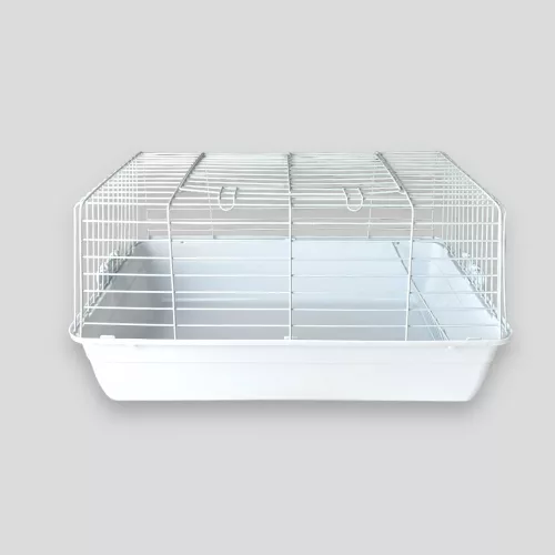 Ketrec tengerimalacok részére S 59x35x31cm fehér