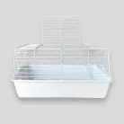 Ketrec tengerimalacok részére S 59x35x31cm fehér