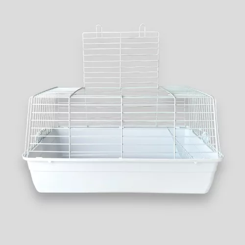 Ketrec tengerimalacok részére S 59x35x31cm fehér