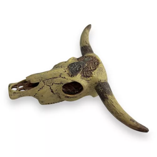 Dekor marha koponya 12 x 9 x 4 cm