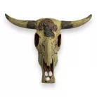 Dekor marha koponya 12 x 9 x 4 cm