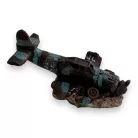 Dekor repülő roncs 8 x 4,5 x 4,5 cm