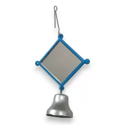 Madárjáték tükör csengővel 9cm