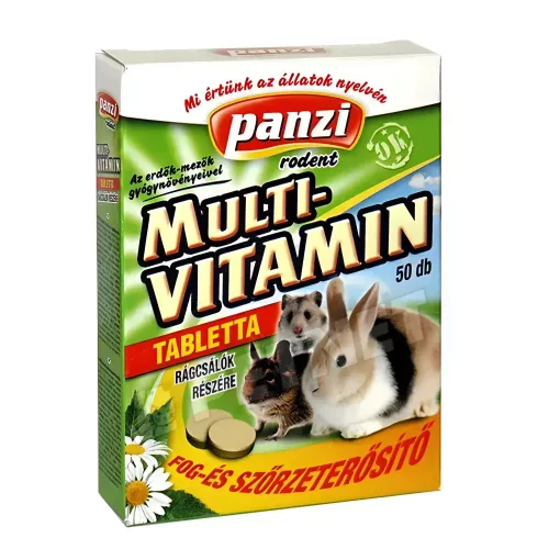 Panzi rágcsáló multivitamin 50db