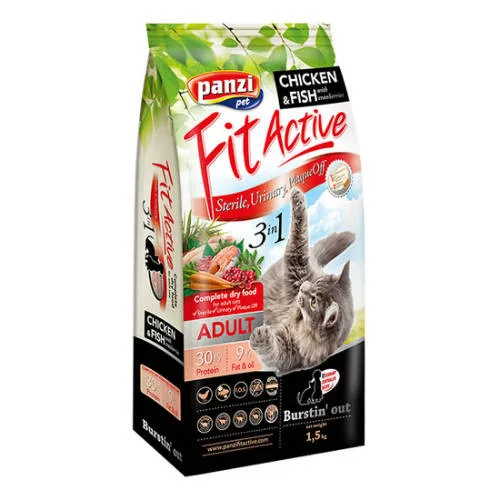 Panzi Fit Active 3in1 macskatáp 1,5kg