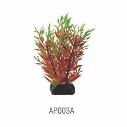   Aqua Syncro műnövény AP bliszteres 4" 10cm 003A (PIROS-ZÖLD)