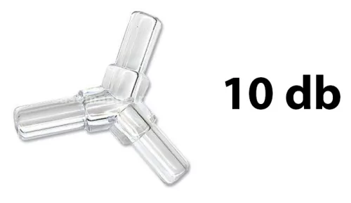 Akváriumi levegőelosztó Y ATC-1 Ф4mm 10db