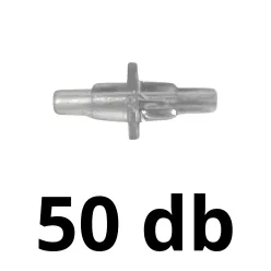 Akváriumi levegőcső toldó 4mm/6mm csőhöz ATC-02 50db