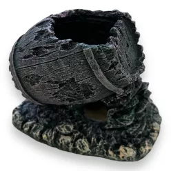 Akváriumi dekoráció PO-018 hordó 10x7x8xcm