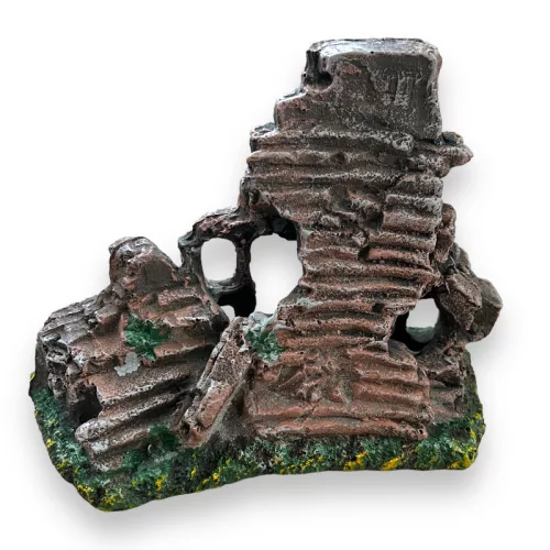Akváriumi dekoráció PO-034 colosseum 21x9x15cm