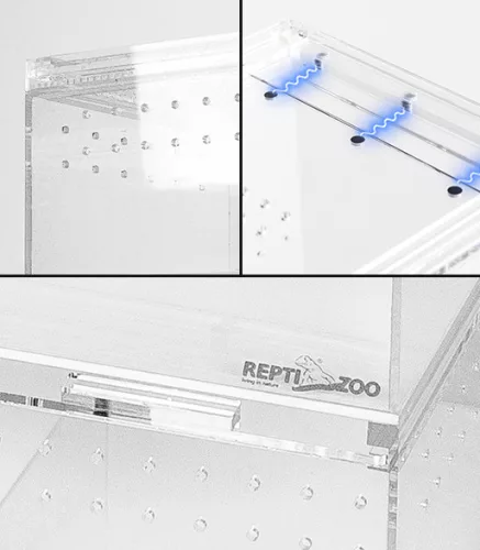 Repti Zoo akril terrárium mágneses zárral 25x15x15cm
