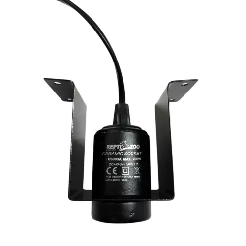 Repti Zoo kerámia foglalat tartóval max 200W CS003A