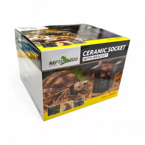 Repti Zoo kerámia foglalat tartóval max 200W CS003A