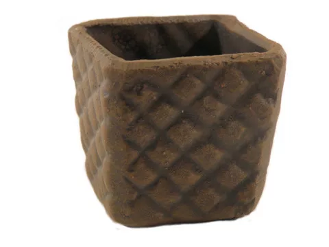 Kerámia ültető I. 6,5x6,5x6cm