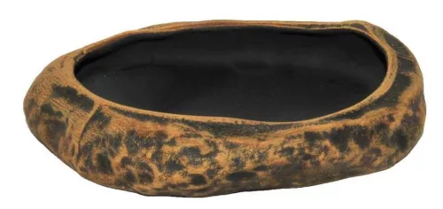 Kerámia peremes etető alacsony 13,5x10,5x4cm