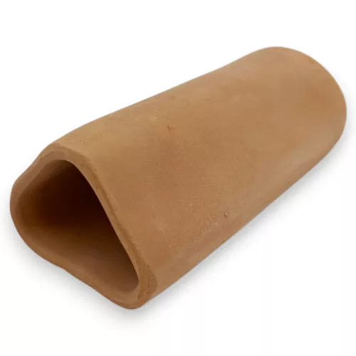 Kerámia anci ikráztató 13x5x4cm terracotta