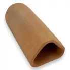 Kerámia anci ikráztató 13x5x4cm terracotta
