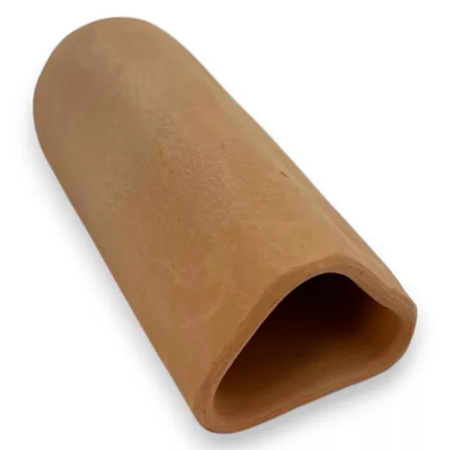 Kerámia anci ikráztató 13x5x4cm terracotta