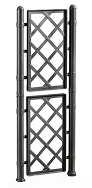 Stefanplast futtatórács virágládához 52cm (2 elem) dióbarna