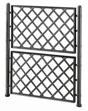 Stefanplast futtatórács virágládához 100cm (2 elem) dióbarna