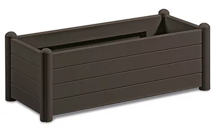 Stefanplast virágláda 100x43x35cm 80L dióbarna